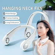 Portable Neck Fan Air Cooler & Purifier… Adjustable 3 Speed And Rechargeable 6 Hours Battery Timing (random Color)